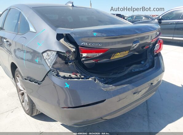 1HGCV1F11MA012485 2021 HONDA ACCORD Gray Widok z przodu