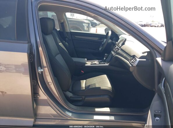 1HGCV1F11MA012485 2021 HONDA ACCORD Gray Widok wnętrza z przodu
