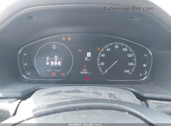 1HGCV1F11MA012485 2021 HONDA ACCORD Gray Widok tylnych siedzeń