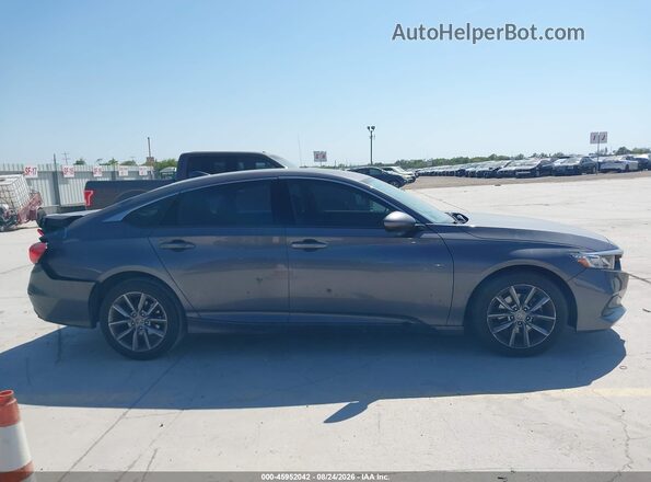 1HGCV1F11MA012485 2021 HONDA ACCORD Gray Widok wnętrza z tyłu