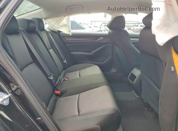 1HGCV1F11MA013149 2021 HONDA ACCORD Черный Вид задних сидений