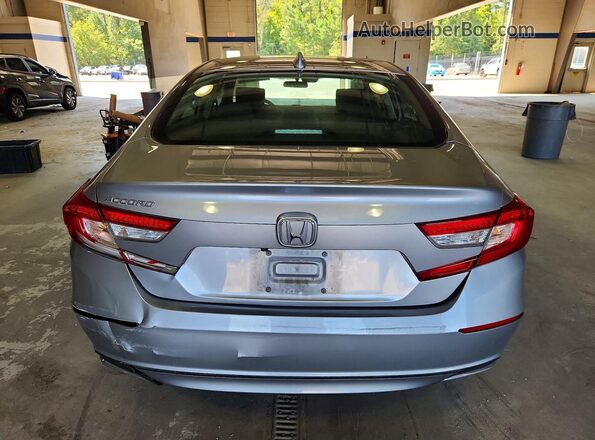 1HGCV1F11MA040660 2021 HONDA ACCORD Silver Вид ззаду