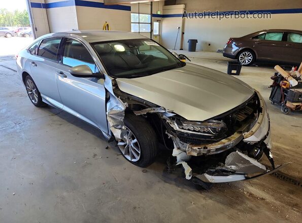 1HGCV1F11MA040660 2021 HONDA ACCORD Silver Передня права чверть