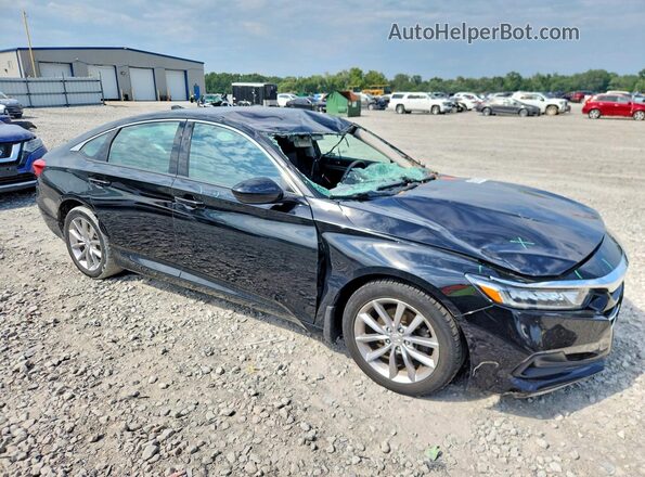 1HGCV1F11NA022838 2022 HONDA ACCORD Black Front right