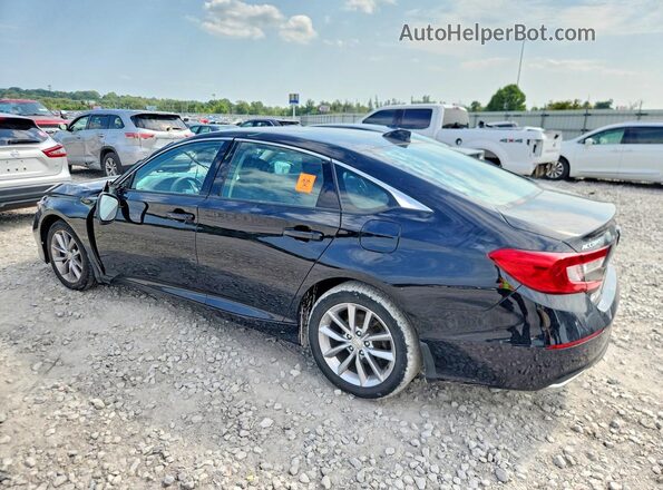 1HGCV1F11NA022838 2022 HONDA ACCORD Black Rear left