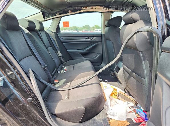 1HGCV1F11NA022838 2022 HONDA ACCORD Black Rear seats view