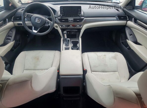 1HGCV1F12JA103731 2018 HONDA ACCORD Красный Вид панели приборов