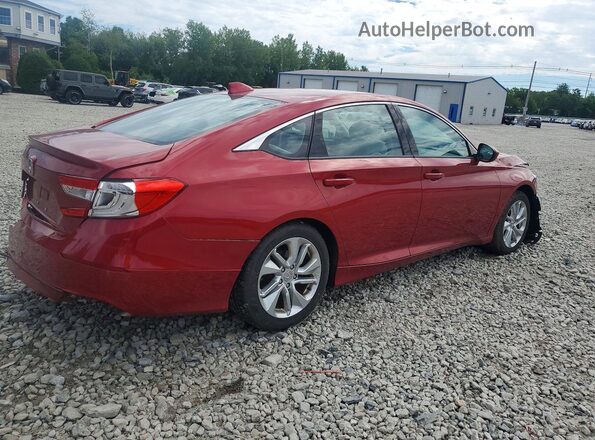 1HGCV1F12JA103731 2018 HONDA ACCORD Красный Задняя правая четверть
