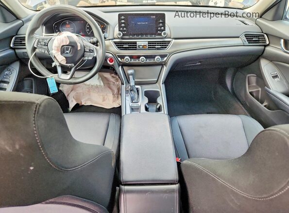 1HGCV1F12JA117788 2018 HONDA ACCORD Gray Սարքավորումների վահանակի տեսք