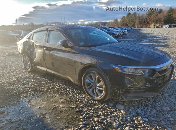1HGCV1F12JA263382 2018 HONDA ACCORD Black წინა მარჯვენა