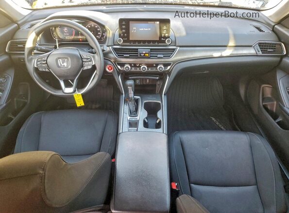 1HGCV1F12JA263382 2018 HONDA ACCORD Black წინა პანელის ხედი
