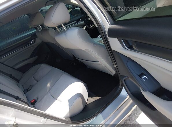 1HGCV1F12KA056833 2019 HONDA ACCORD Gray Widok naklejki z numerem VIN