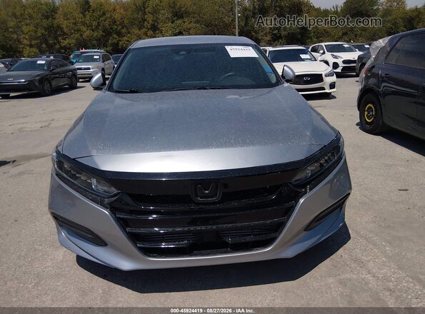 1HGCV1F12KA056833 2019 HONDA ACCORD Gray Widok zestawu wskaźników