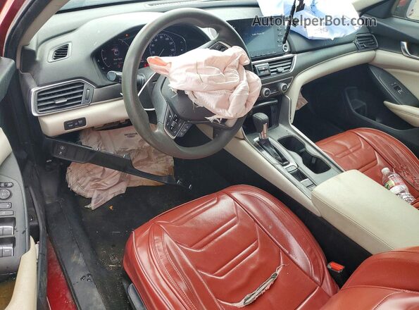 1HGCV1F12KA093767 2019 HONDA ACCORD Red Առջևի վահանակի տեսք