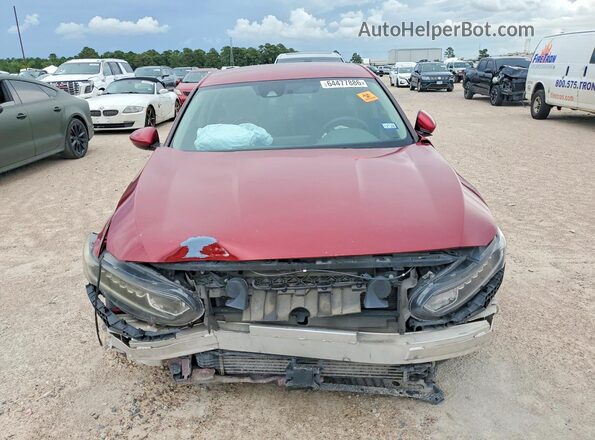 1HGCV1F12KA093767 2019 HONDA ACCORD Red Դիմացի տեսք
