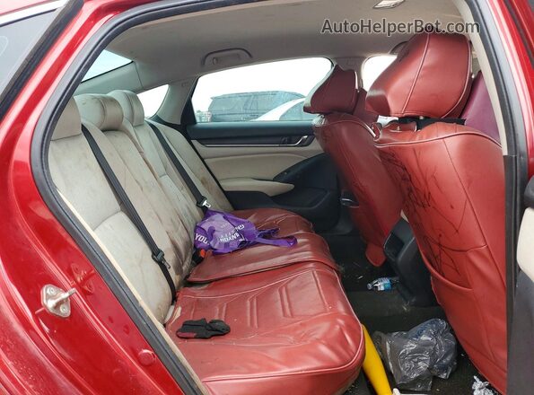 1HGCV1F12KA093767 2019 HONDA ACCORD Red Հետևի նստատեղերի տեսք