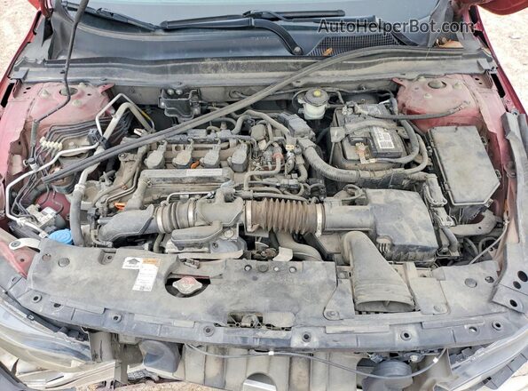 1HGCV1F12KA093767 2019 HONDA ACCORD Red Սալոնի հետևի տեսք