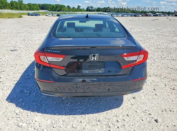 1HGCV1F12KA102256 2019 HONDA ACCORD Black Հետևի տեսք