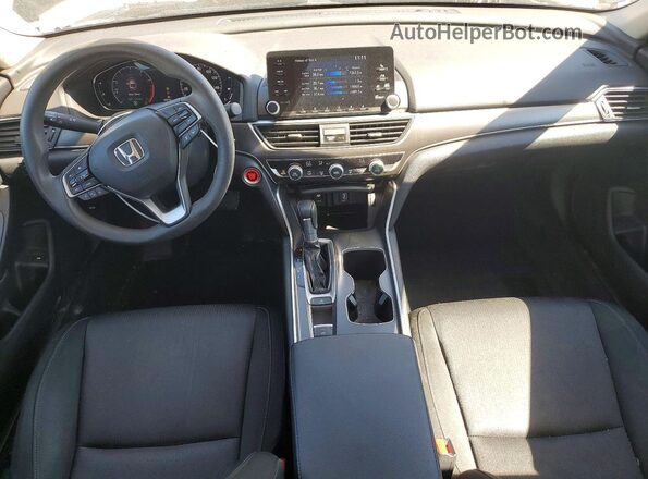 1HGCV1F12KA102256 2019 HONDA ACCORD Black Առջևի վահանակի տեսք