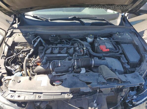 1HGCV1F12KA102256 2019 HONDA ACCORD Black Սալոնի հետևի տեսք
