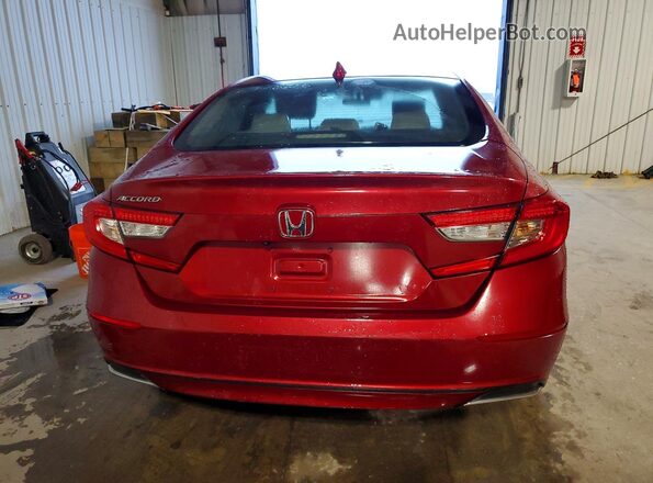 1HGCV1F12KA136150 2019 HONDA ACCORD Burgundy Widok wnętrza z przodu
