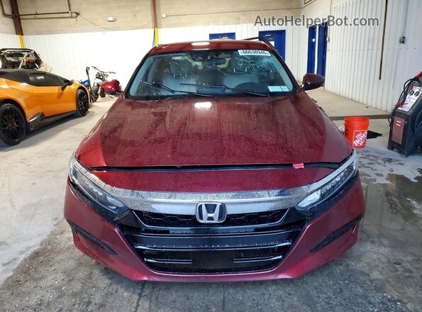 1HGCV1F12KA136150 2019 HONDA ACCORD Burgundy Widok z tyłu