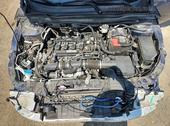 1HGCV1F12KA150999 2019 HONDA ACCORD Blue Widok wnętrza z tyłu