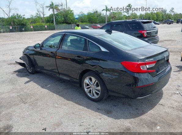 1HGCV1F12KA175434 2019 HONDA ACCORD Black Tył lewy