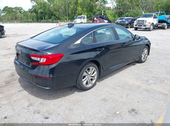 1HGCV1F12KA175434 2019 HONDA ACCORD Black Tył prawy