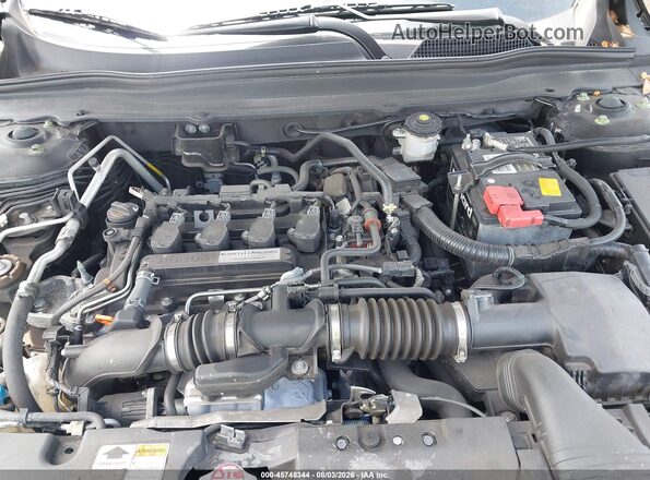 1HGCV1F12KA175434 2019 HONDA ACCORD Black Widok z tyłu