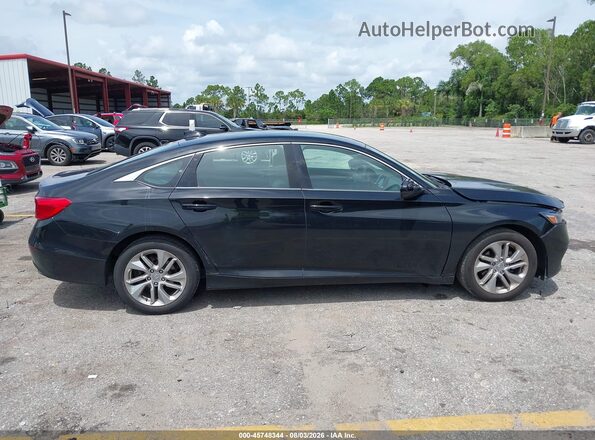 1HGCV1F12KA175434 2019 HONDA ACCORD Black Widok wnętrza z tyłu