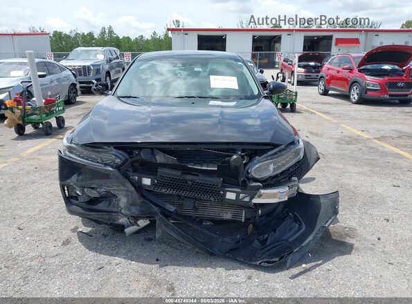1HGCV1F12KA175434 2019 HONDA ACCORD Black Widok zestawu wskaźników