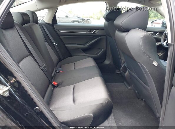 1HGCV1F12KA175434 2019 HONDA ACCORD Black Widok naklejki z numerem VIN