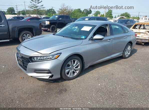 1HGCV1F12LA037698 2020 HONDA ACCORD Серебряный Передняя левая четверть