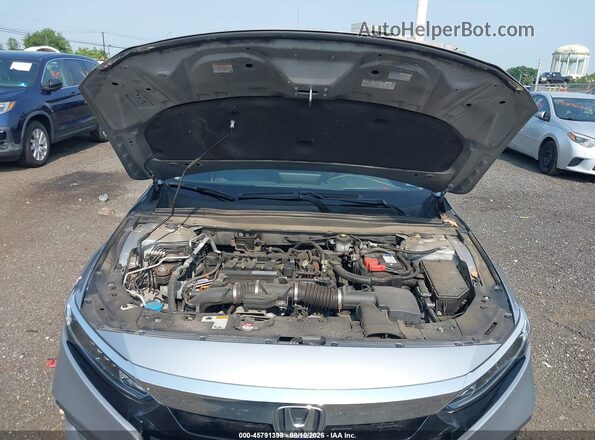 1HGCV1F12LA037698 2020 HONDA ACCORD Серебряный Вид сзади