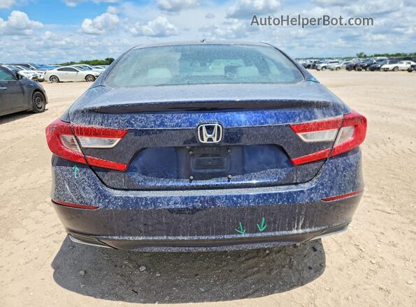 1HGCV1F12LA106874 2020 HONDA ACCORD Blue Вид ззаду
