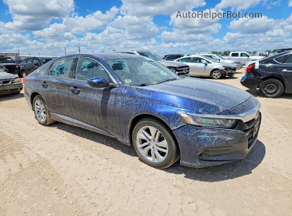 1HGCV1F12LA106874 2020 HONDA ACCORD Blue Передня права чверть