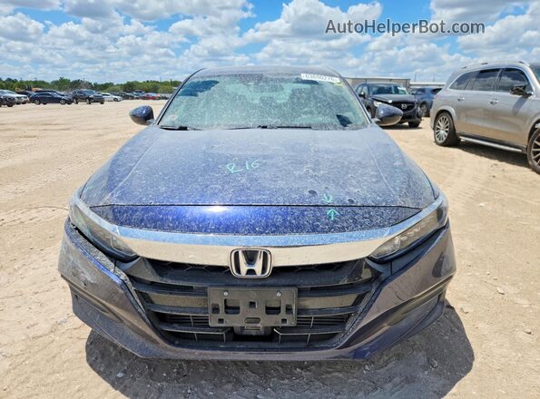 1HGCV1F12LA106874 2020 HONDA ACCORD Blue Вид спереду