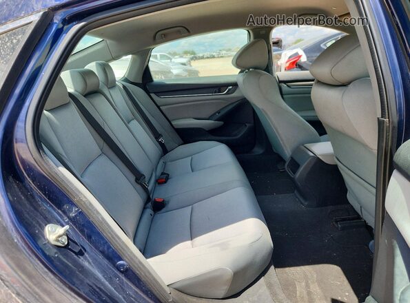 1HGCV1F12LA106874 2020 HONDA ACCORD Blue Вид задніх сидінь
