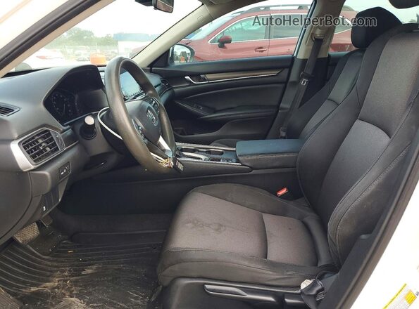 1HGCV1F12LA151894 2020 HONDA ACCORD White Вид салону спереду