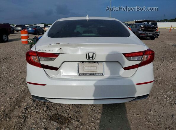 1HGCV1F12LA151894 2020 HONDA ACCORD White Вид ззаду