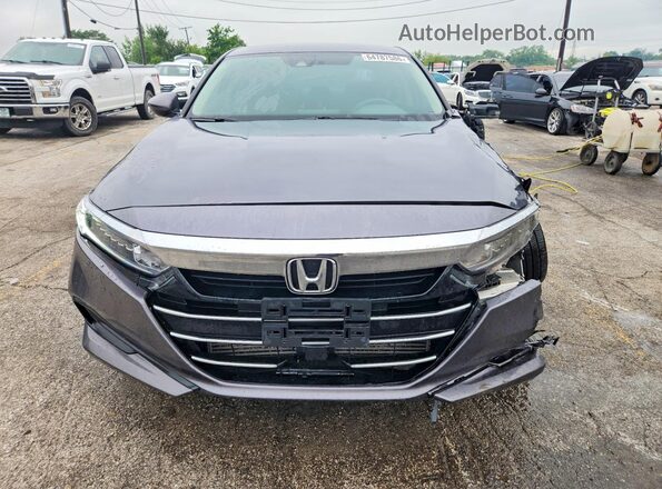 1HGCV1F12MA008882 2021 HONDA ACCORD Серый Вид спереди