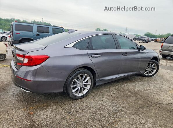 1HGCV1F12MA008882 2021 HONDA ACCORD Серый Задняя правая четверть