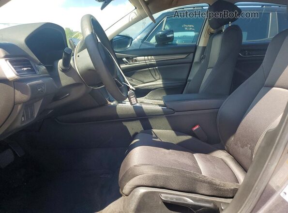 1HGCV1F12MA008882 2021 HONDA ACCORD Серый Вид салона спереди