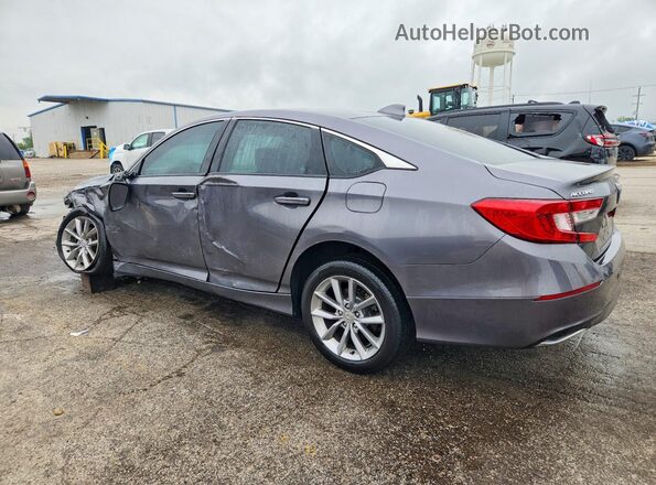 1HGCV1F12MA008882 2021 HONDA ACCORD Серый Задняя левая четверть