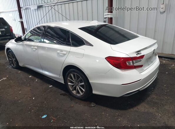 1HGCV1F12MA037623 2021 HONDA ACCORD White Задня ліва чверть