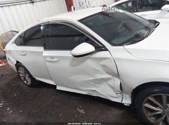 1HGCV1F12MA037623 2021 HONDA ACCORD White Вид задньої частини салону