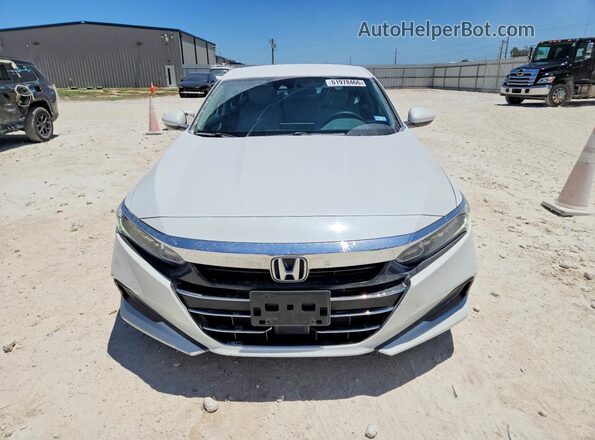1HGCV1F12MA103930 2021 HONDA ACCORD White წინა ხედი