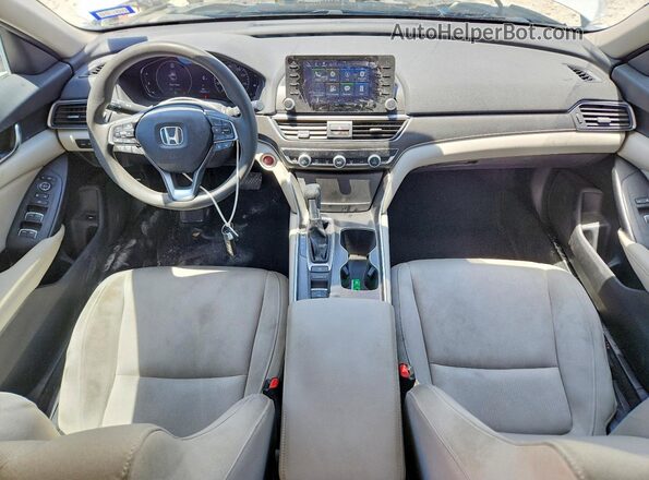 1HGCV1F12MA103930 2021 HONDA ACCORD White წინა პანელის ხედი