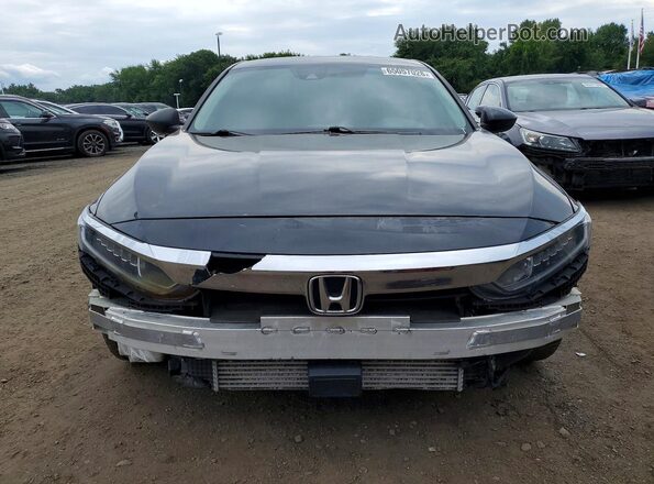 1HGCV1F12MA109016 2021 HONDA ACCORD Черный Вид спереди